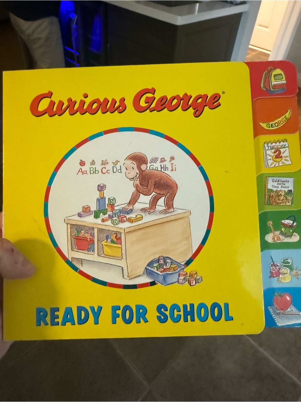 Ready for School Board Book - Yellow